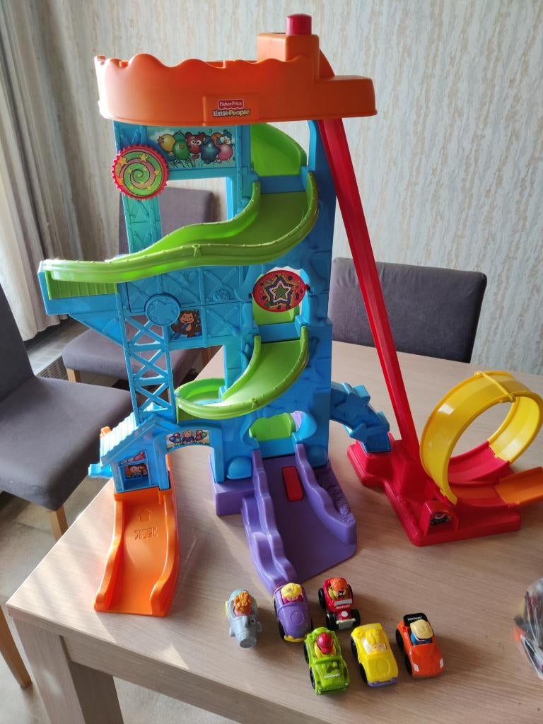 Fisher Price Little People Zit & Sta Wheelies, Kinderen en Baby's, Ophalen of Verzenden, Zo goed als nieuw, Overige typen, Met geluid