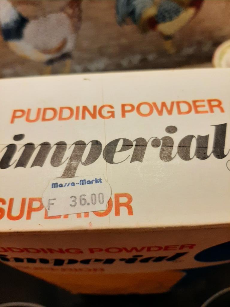 Imperial pudding poeder  vintage verpakking, Collections, Marques & Objets publicitaires, Enlèvement, Emballage
