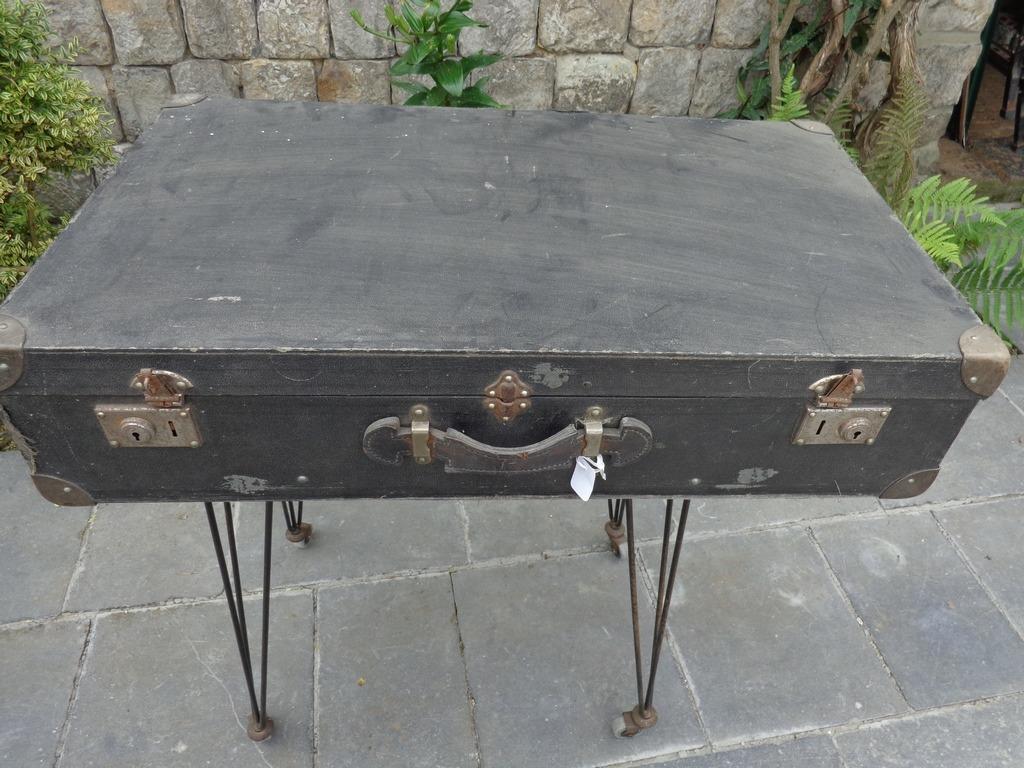 Valise malle de voyage en bois, Antiquités & Art, Enlèvement