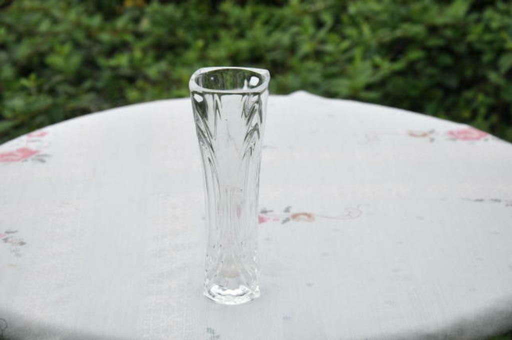 § petit vase evase cristal d'arques, Antiquités & Art, Enlèvement ou Envoi