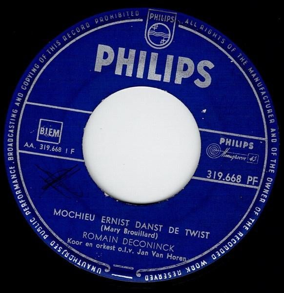 Romain Deconinck - Mochieu Ernist Danst De Twist, Gebruikt, 7 inch, Single, Ophalen of Verzenden