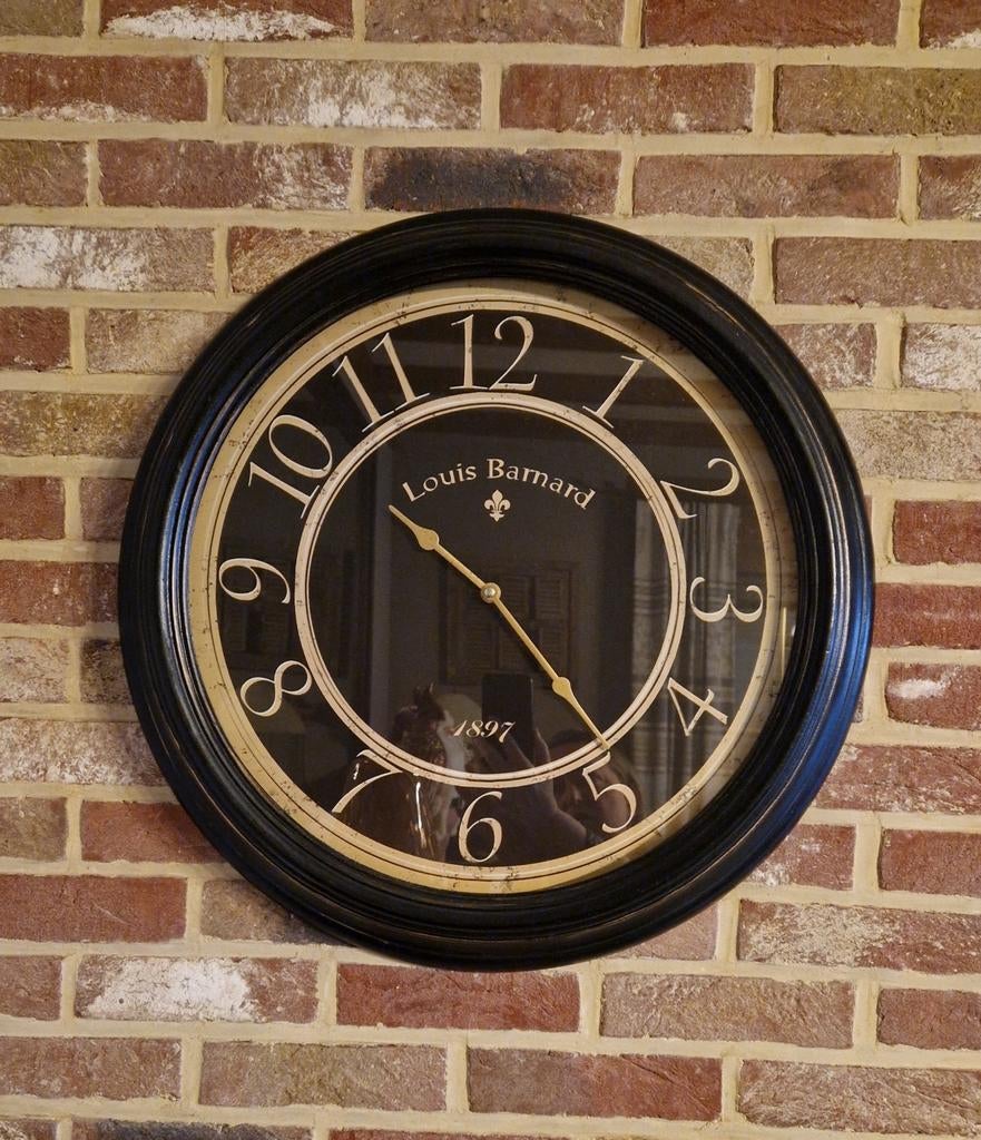 Wandklok Louis Barnard 1897, Huis en Inrichting, Ophalen of Verzenden, Zo goed als nieuw, Wandklok