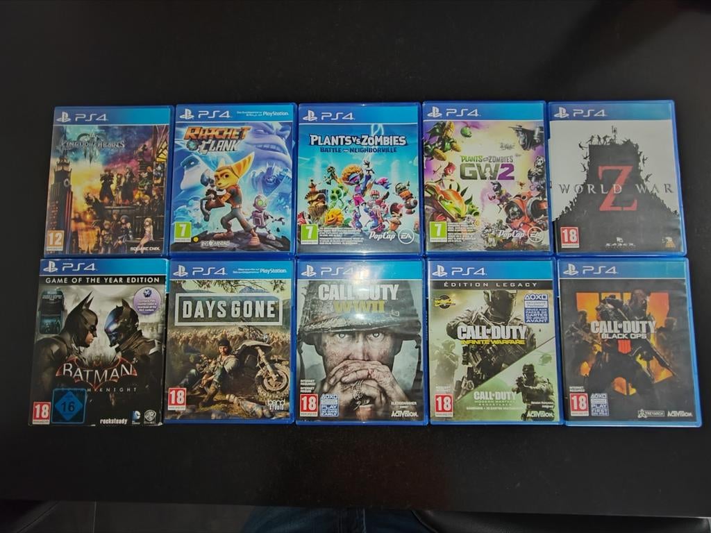 jeux PS4 10€ pièce, Consoles de jeu & Jeux vidéo, Enlèvement ou Envoi, Comme neuf