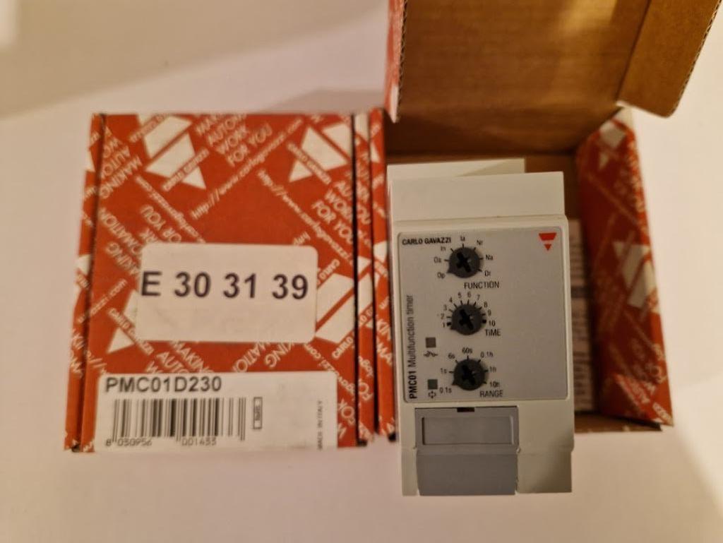 Tijdsvertragingsrelais Carlo Gavazzi PMC01D230, Ophalen of Verzenden, Nieuw