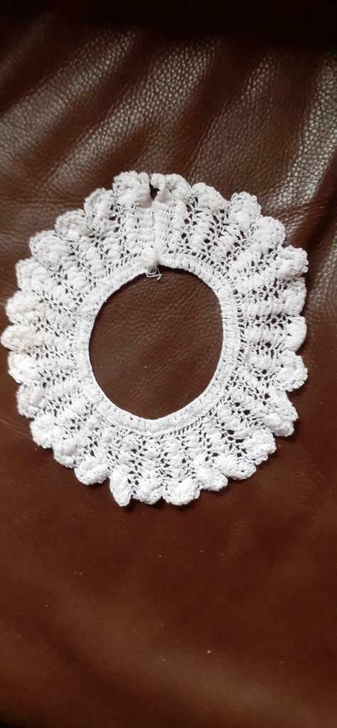 §  Col au crochet fait main pour vêtements enfants, Enlèvement ou Envoi, Comme neuf, Crochet