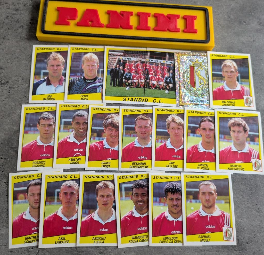 AUTOCOLLANTS PANINI FOOTBALL 97 19 1997 STANDARD CL FOOTBALL, Envoi, Neuf
