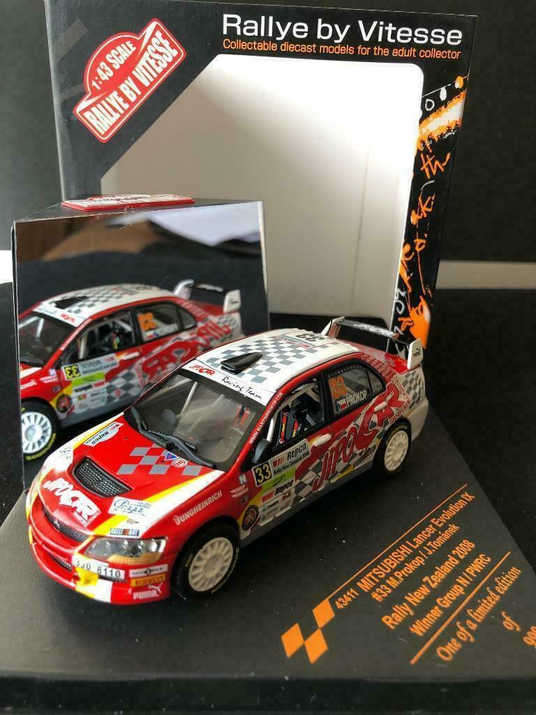 Vitesse Mitsubishi Lancer Evo IX Winner Rally New Zealand, Enlèvement ou Envoi, Neuf, Voiture