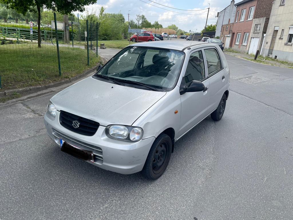 Suzuki alto 1000 benzine 5P 159000 km medio 2005 ctok, Auto's, Stof, Zwart, 5 deurs, 3 cilinders