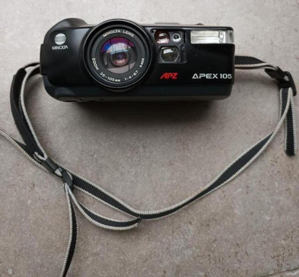 filmcamera Minolta Riva Zoom 105i 35mm, Ophalen of Verzenden, Minolta