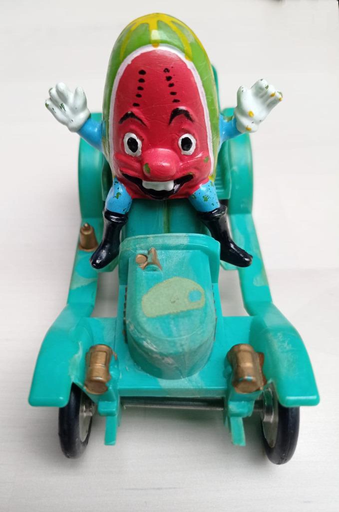 1968 Marx old fashioned car with fruit made Hong Kong, Ophalen of Verzenden, Gebruikt