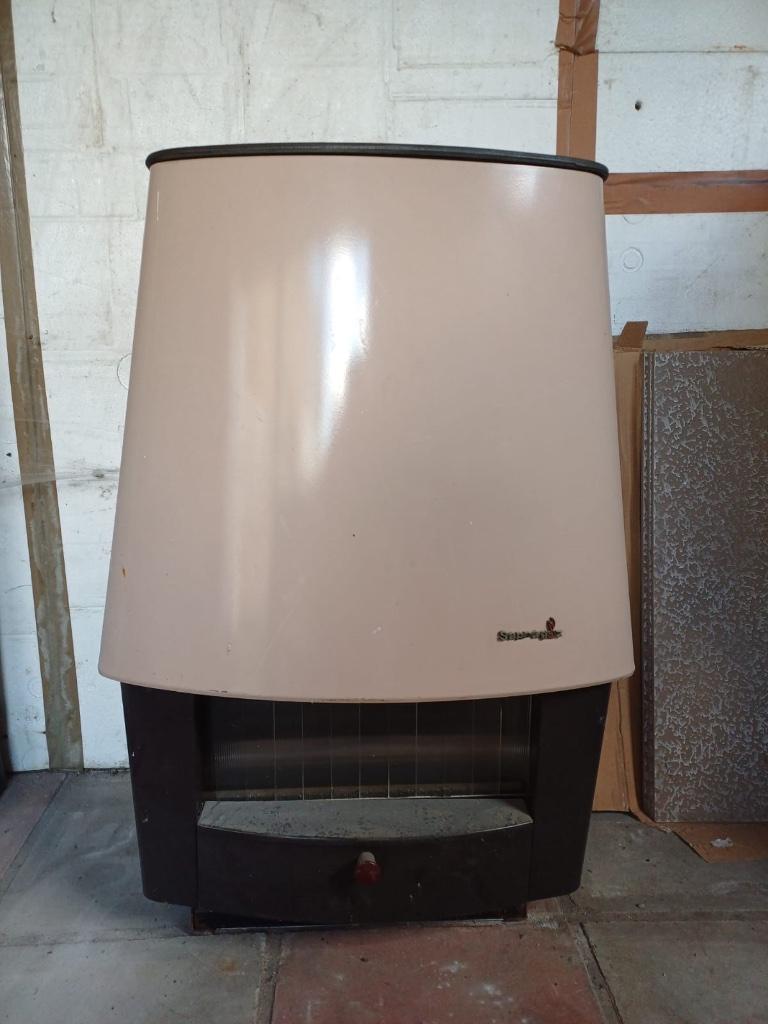 Cheminè, Maison & Meubles, Enlèvement ou Envoi, Comme neuf, Cheminée sur pied, Cheminée au gaz