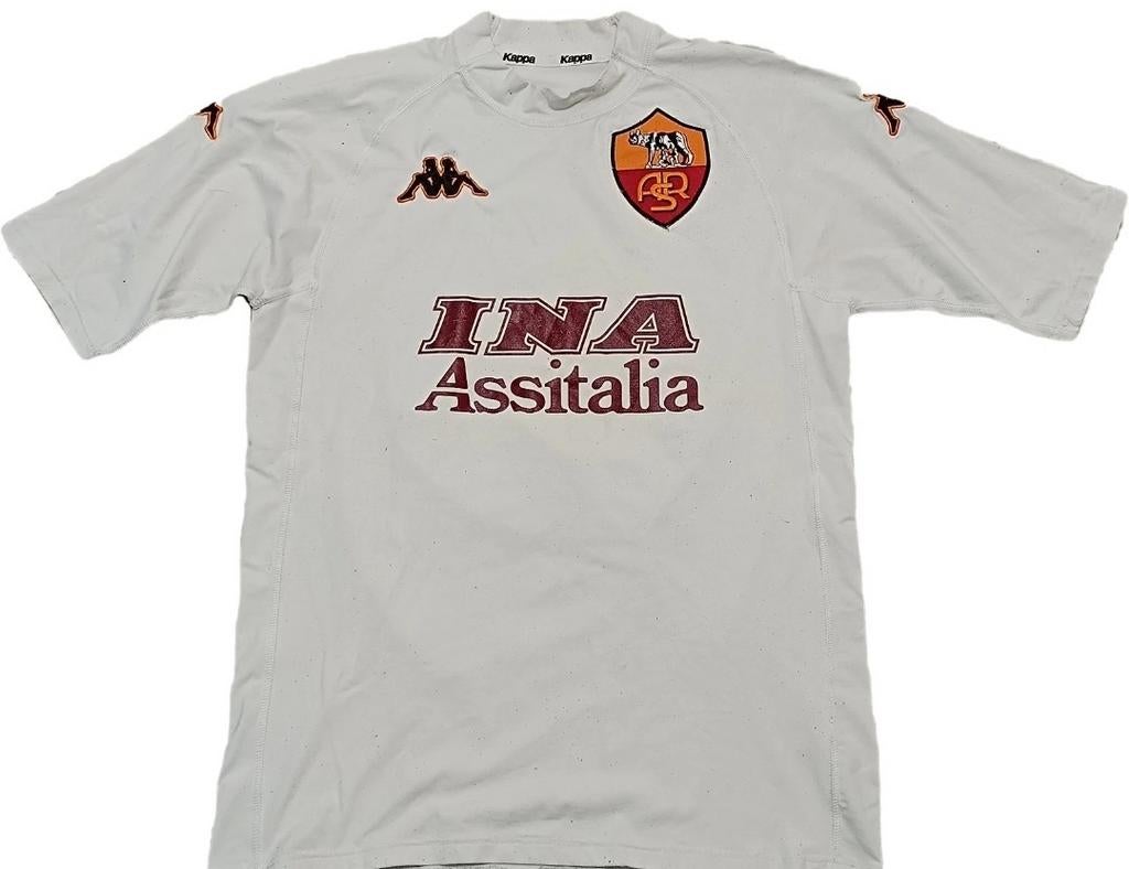 AS Roma Totti Voetbal Uitshirt Champions League 2001, Sport en Fitness, Verzenden