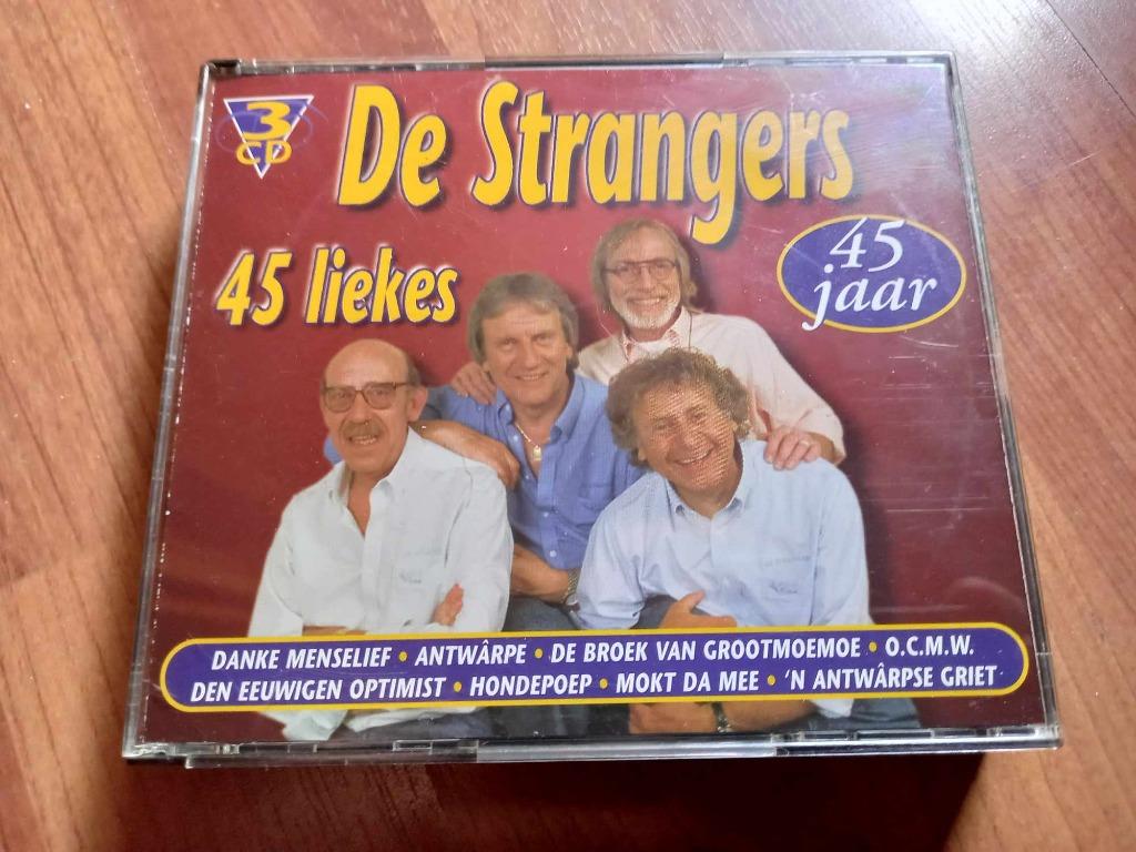 CD De Strangers - 45 liekes (3 CDs) (A), Cd's en Dvd's, Cd's | Nederlandstalig, Verzenden, Zo goed als nieuw, Streekmuziek