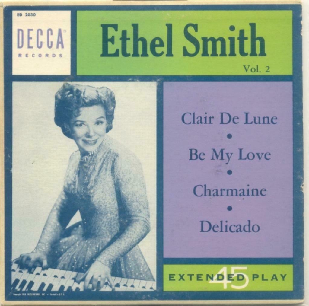 Ethel Smith – Vol 2 - Claire de lune – EP - Single, Enlèvement ou Envoi, Utilisé, Jazz et Blues