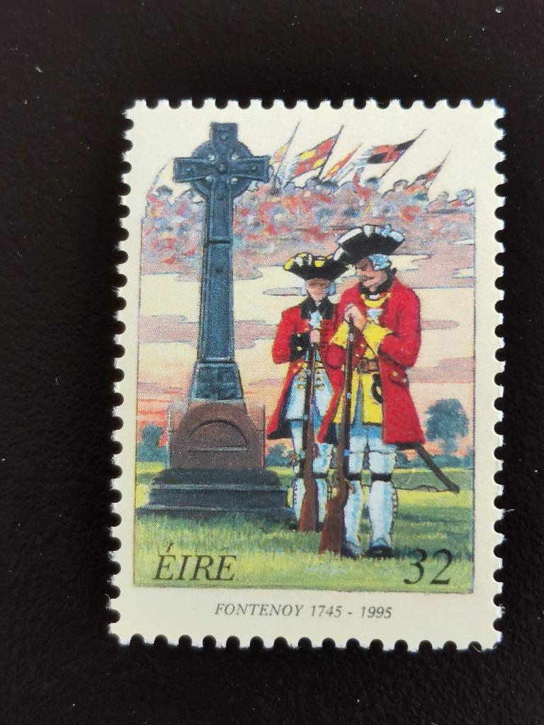 Irlande 1995 - Bataille de Fontenoy - avec la Belgique, Enlèvement ou Envoi, Irlande, Non oblitéré