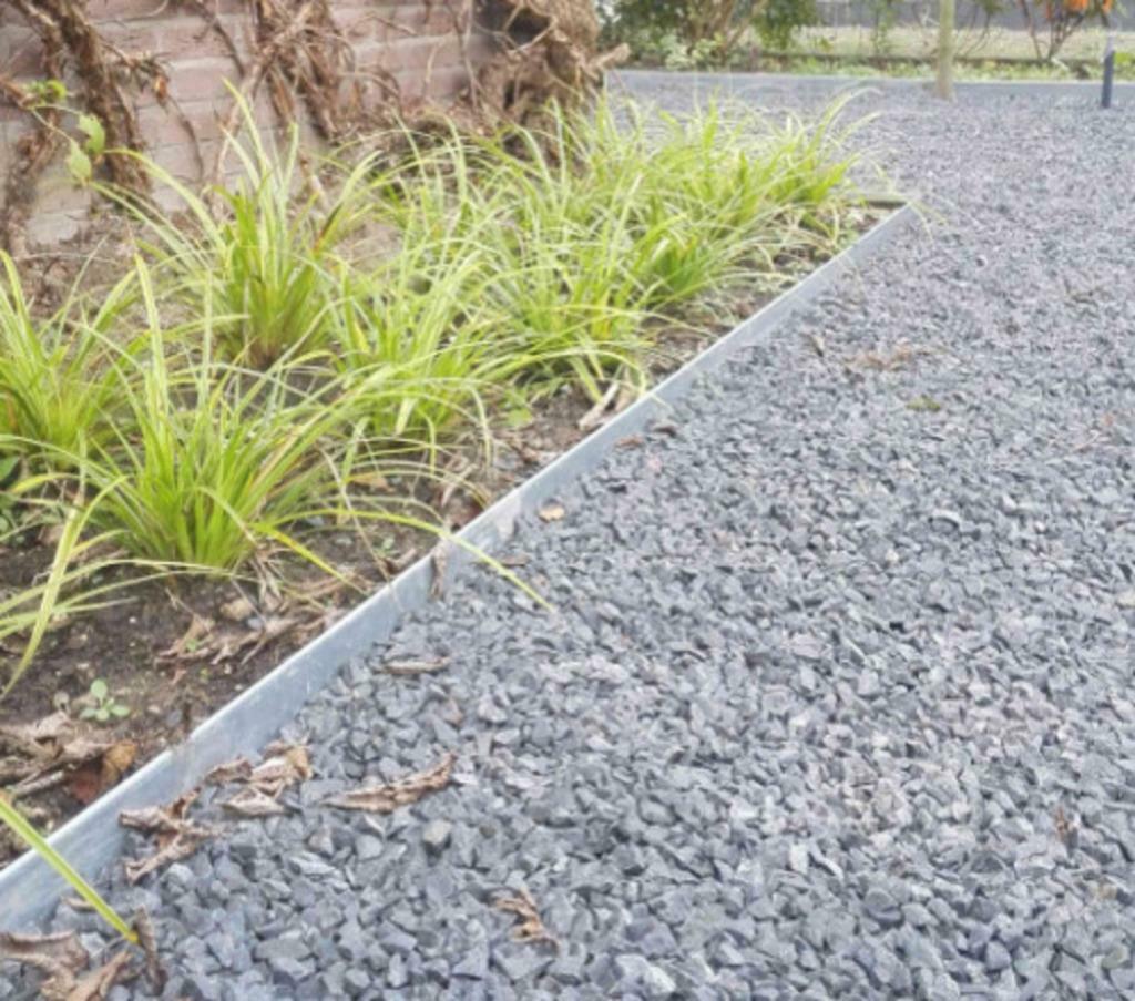 kantopsluiting of gazonafboording in verzinkt staal, Tuin en Terras, Overige materialen, Verzenden, Border, Nieuw