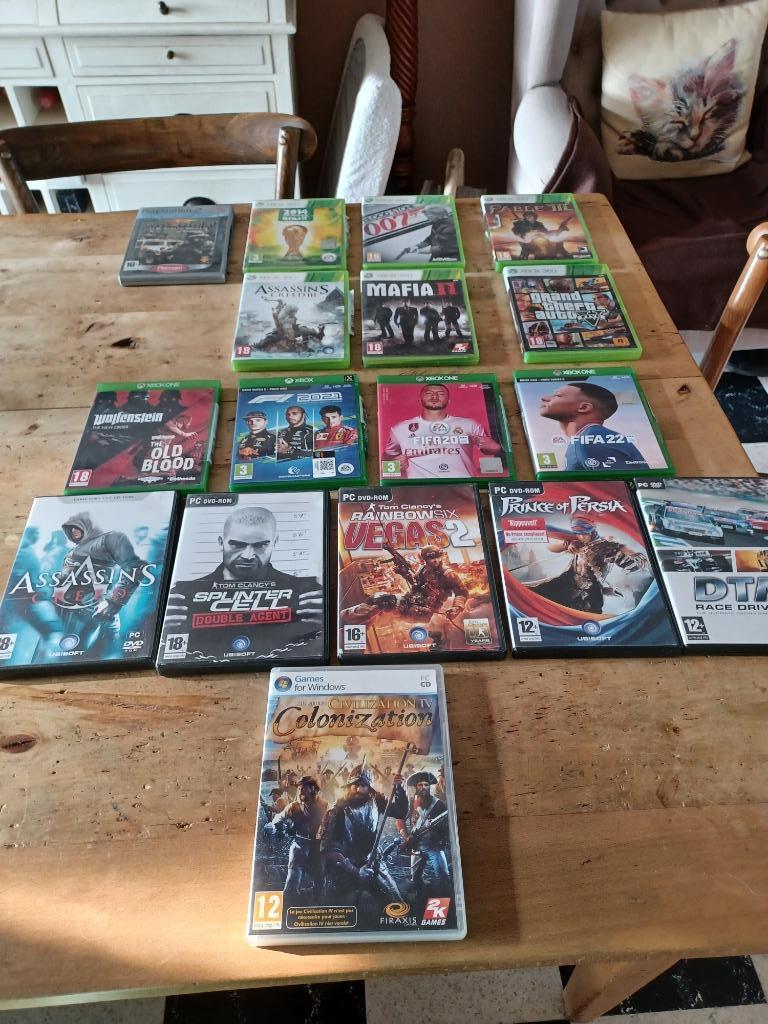 Opruiming spelletjes PLAYSTATION 2/ XBOX360/XBOX ONE en PC D, Consoles de jeu & Jeux vidéo, Jeux | Xbox 360, Enlèvement ou Envoi