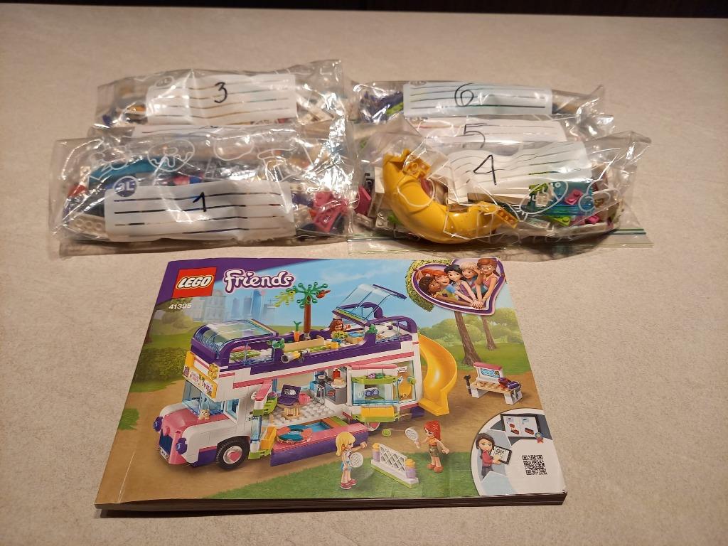LEGO Friends Vriendschapsbus - 41395, Ophalen, Zo goed als nieuw, Complete set, Lego