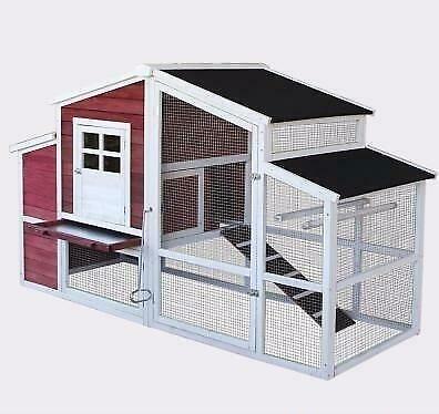 Poulailler XXL poules abri coq clapier lapin abri poule NEUF, Verzenden, Nieuw, Kippenhok of Kippenren
