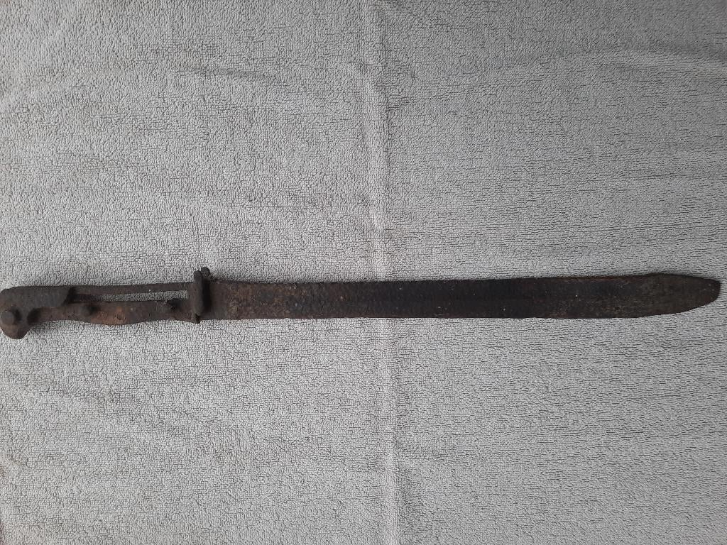 WW1 RELIC Duitse lange zaagtand bajonet, Enlèvement ou Envoi, Armée de terre, Couteau ou Poignard