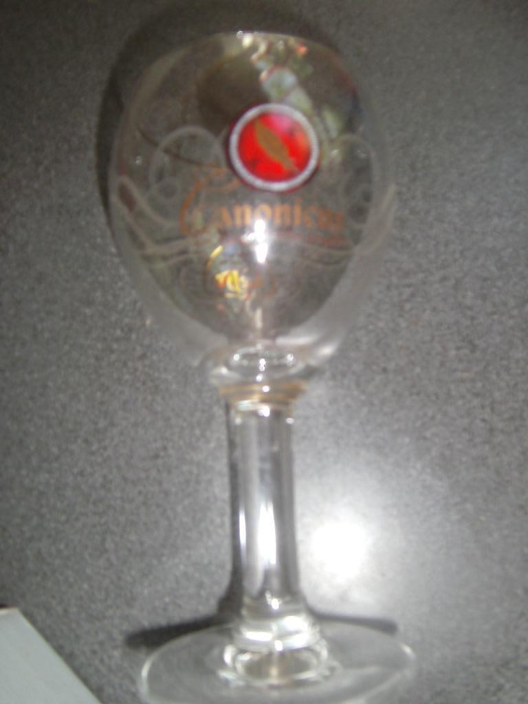 verre bière leffe canonicus, Collections, Verres & Petits Verres, Enlèvement ou Envoi, Comme neuf, Autres types