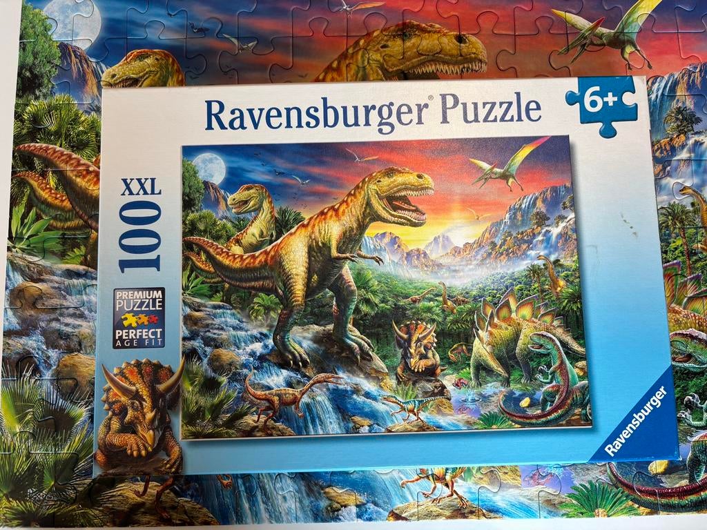Ravensburger puzzel 100 xxl stuks thema dino, Enlèvement, Comme neuf