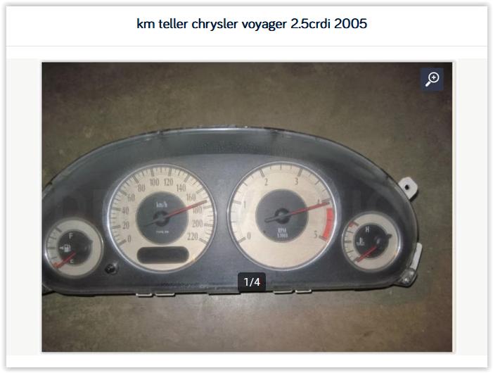 kilometerteller CHRYSLER 300m 2.7i benzine 2004 kilom, Ophalen of Verzenden, Gebruikt, Chrysler