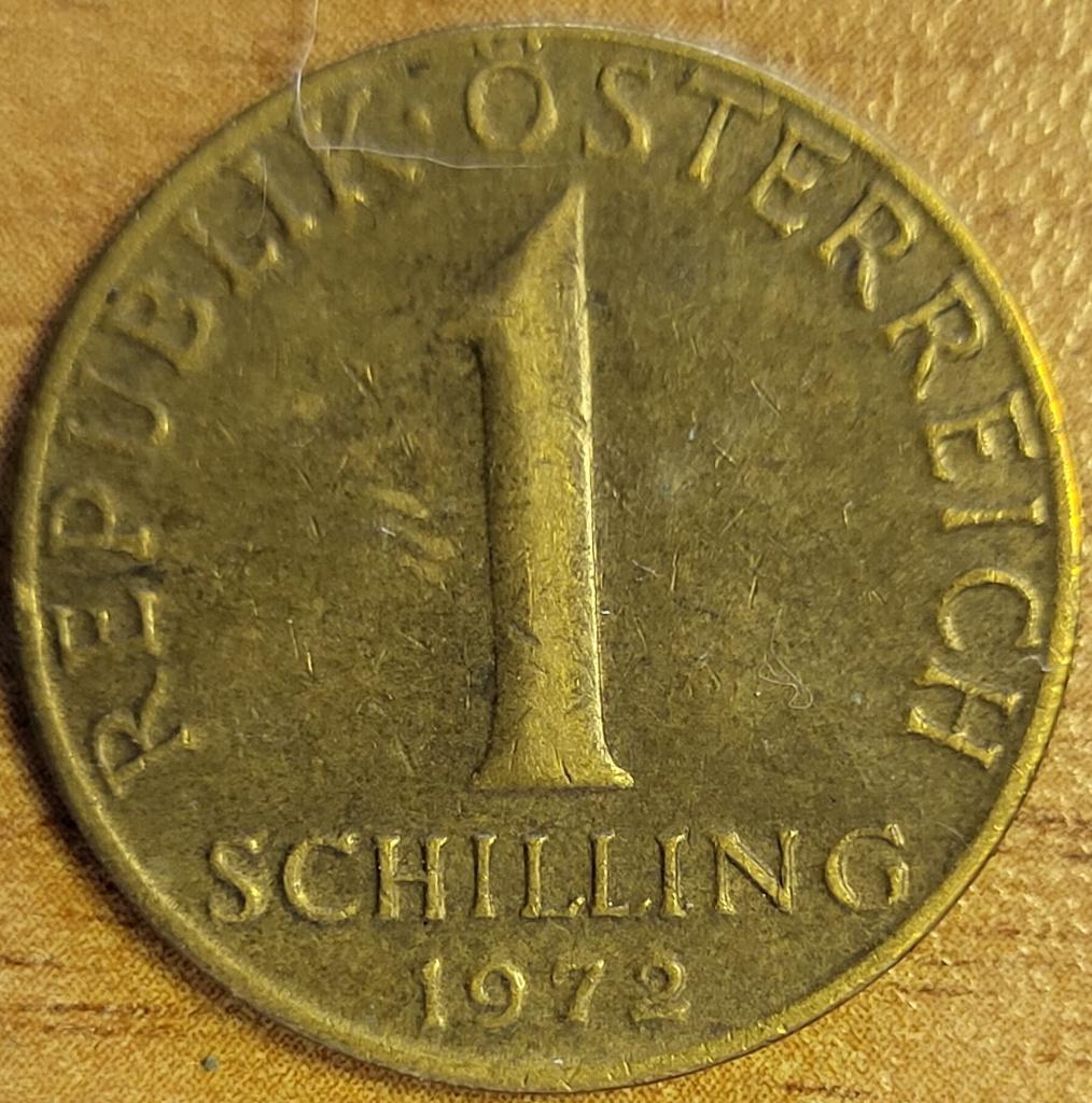 AUTRICHE 1 schilling 1972 KM#2886 Très Beau, Enlèvement ou Envoi, Autriche, Monnaie en vrac
