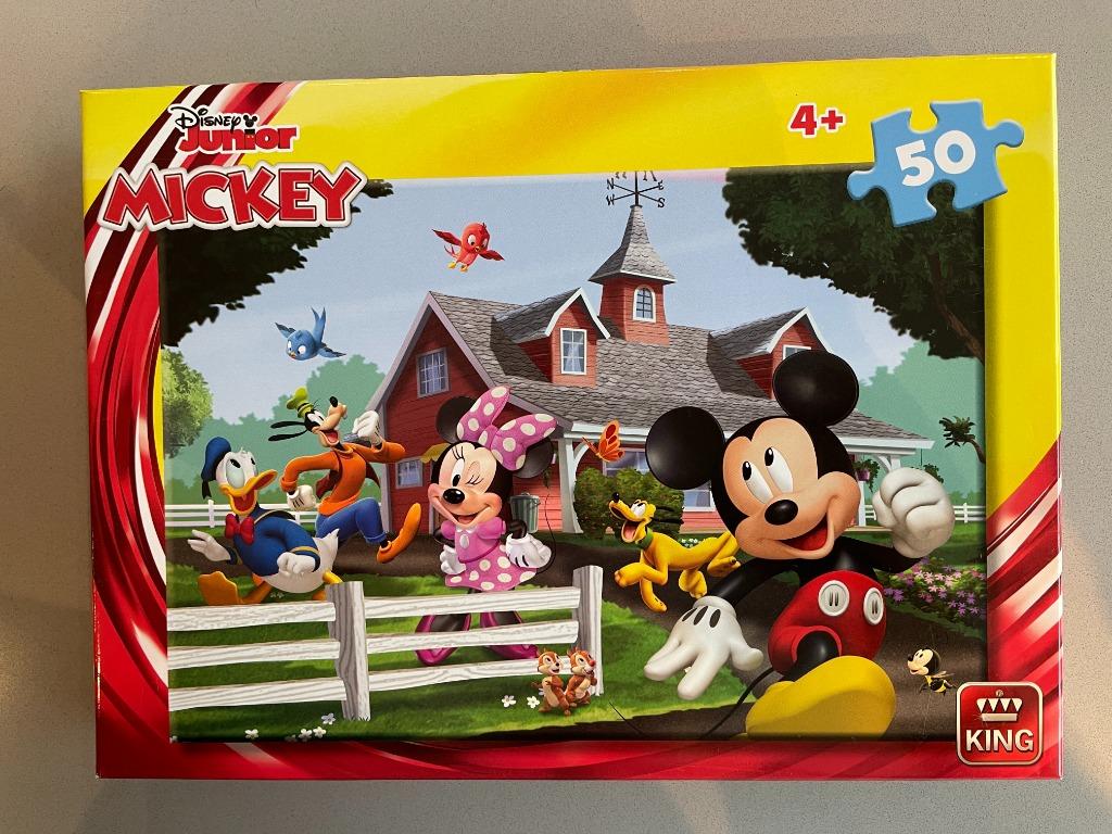 Puzzel Micky Mouse (50 stukjes), Ophalen of Verzenden, 10 tot 50 stukjes, Zo goed als nieuw, 4 tot 6 jaar