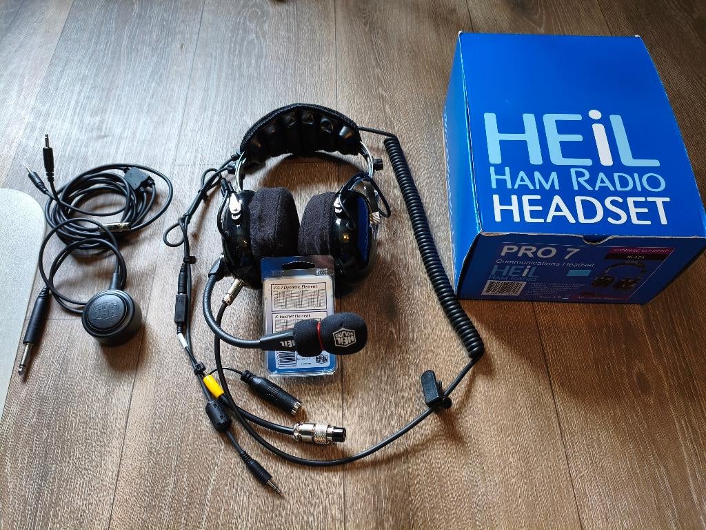 HEIL PRO 7 Headset met HC-74 DX element 215 euro, Ophalen of Verzenden, Zo goed als nieuw