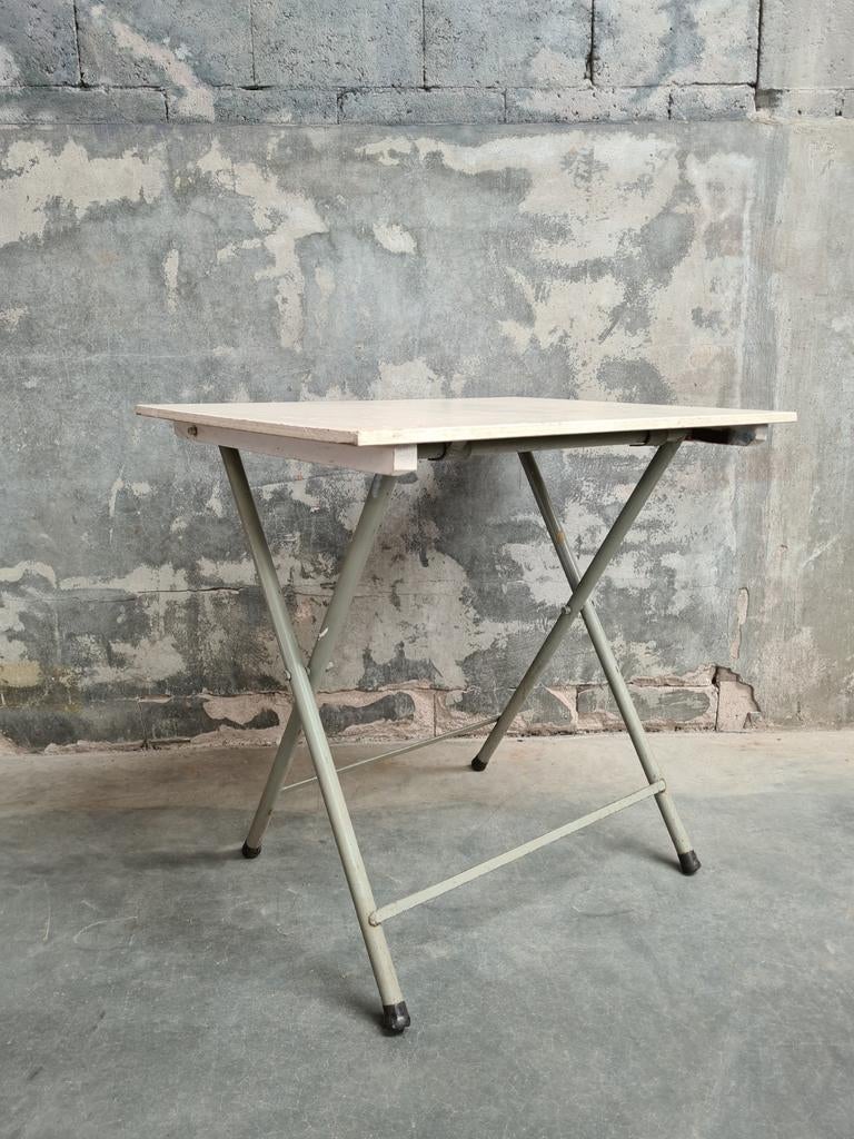 lot partij oude retro vintage KLAPTAFELS plooitafels, Huis en Inrichting, Tafels | Eettafels, Ophalen of Verzenden, Gebruikt, Rechthoekig