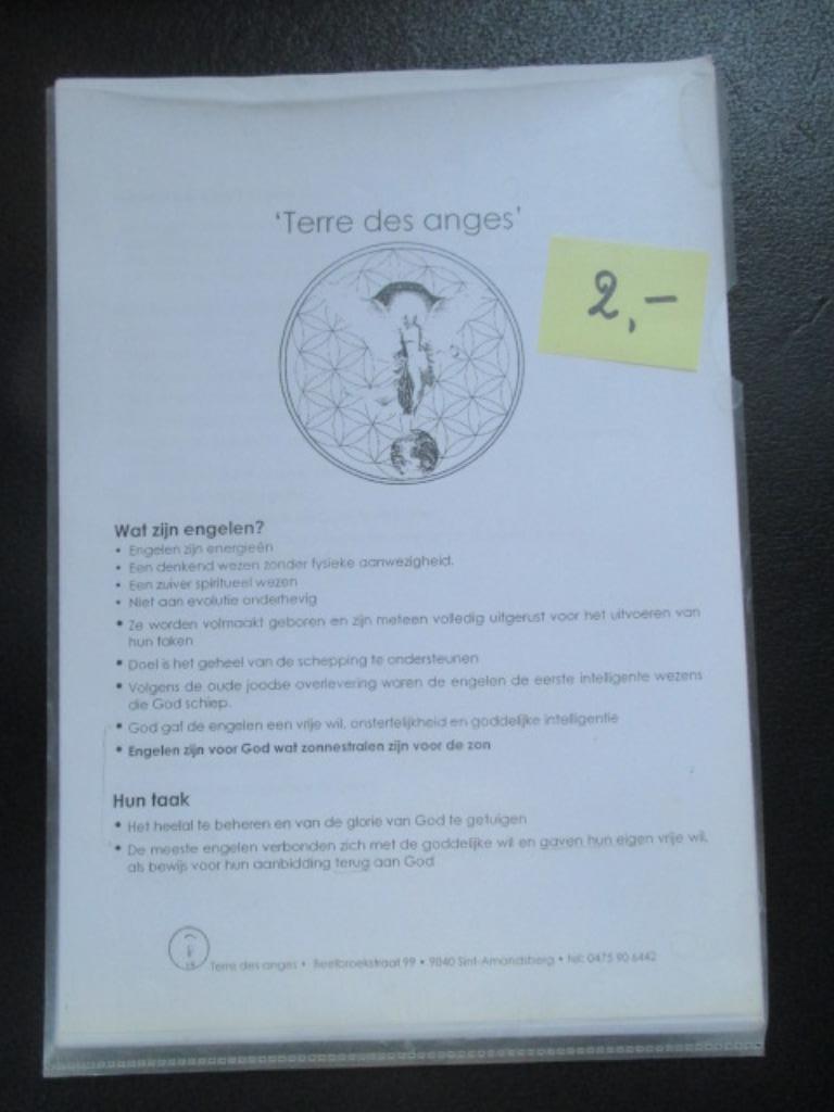 Terre des anges, Enlèvement ou Envoi, Utilisé, Terre des Anges, Spiritualité en général