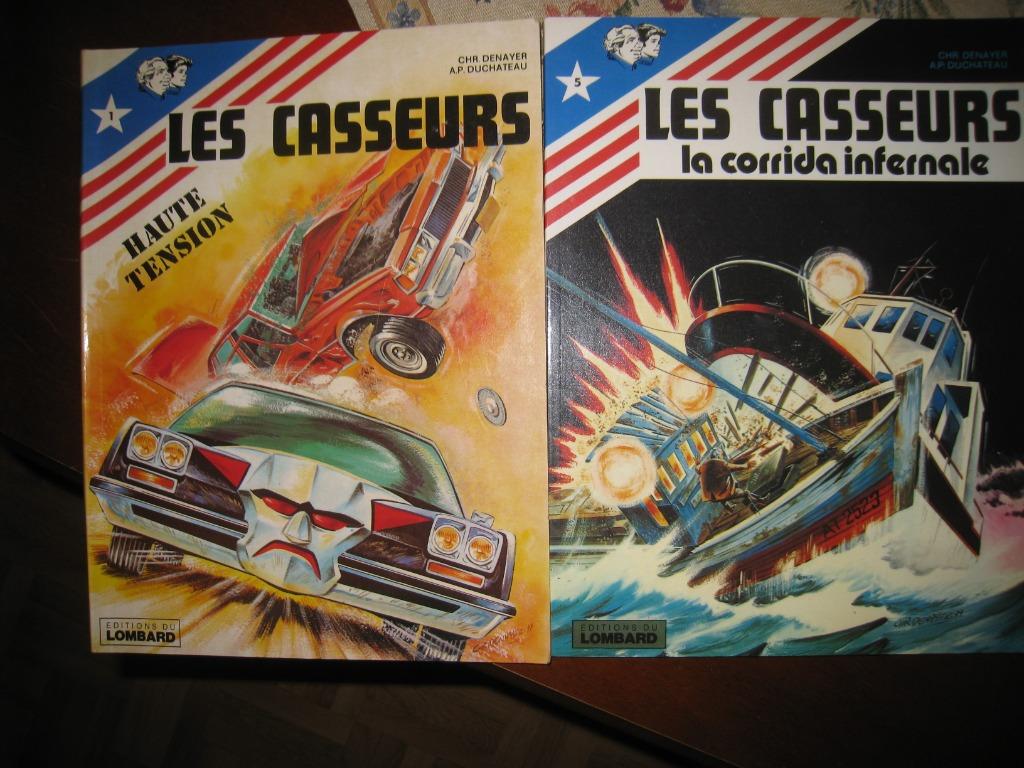 BD VOITURES DENAEYER LES CASSEURS LOMBARD, Plusieurs BD, Enlèvement ou Envoi, Denaeyer, Comme neuf