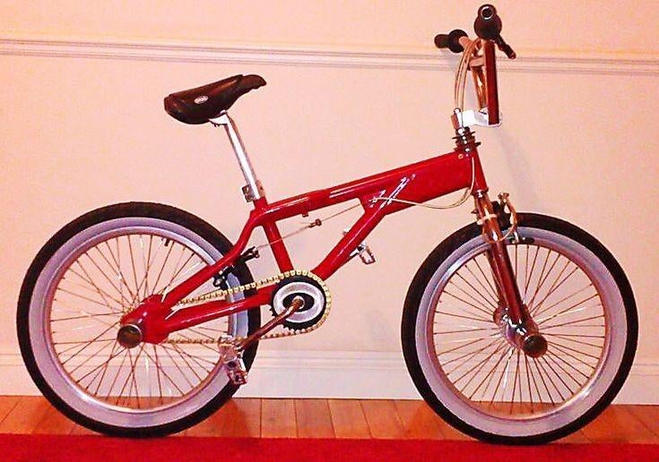 Recherche Bmx Khe Premium Lagger ,complet ou pièces, Fietsen en Brommers, Ophalen, Khe, Voetsteunen, Chroom