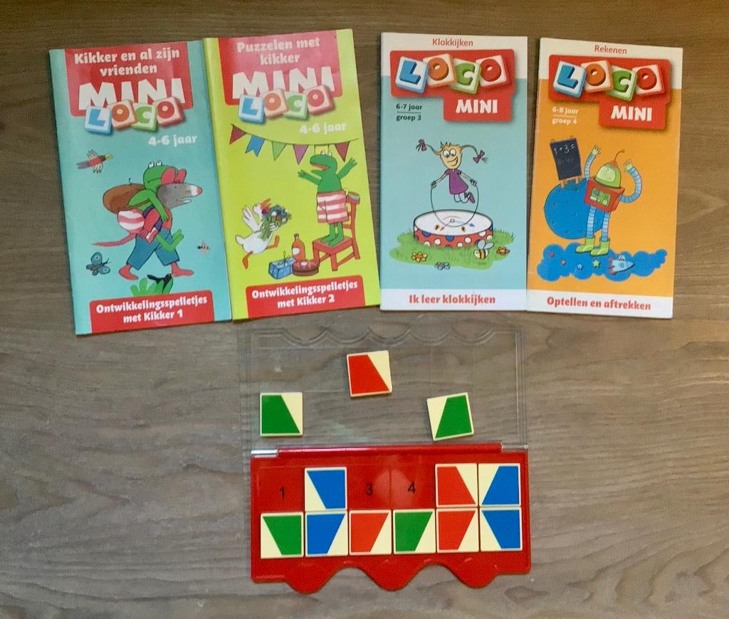 Educatief speelgoed Mini loco complete set + 4 oefenboekjes, Ophalen of Verzenden, Zo goed als nieuw, Taal en Lezen