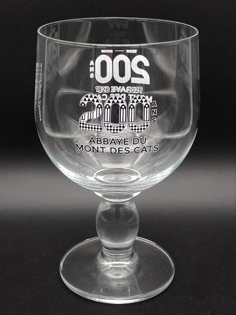 Verre trappiste collector 200 ans Abbaye Mont des Cats, Collections