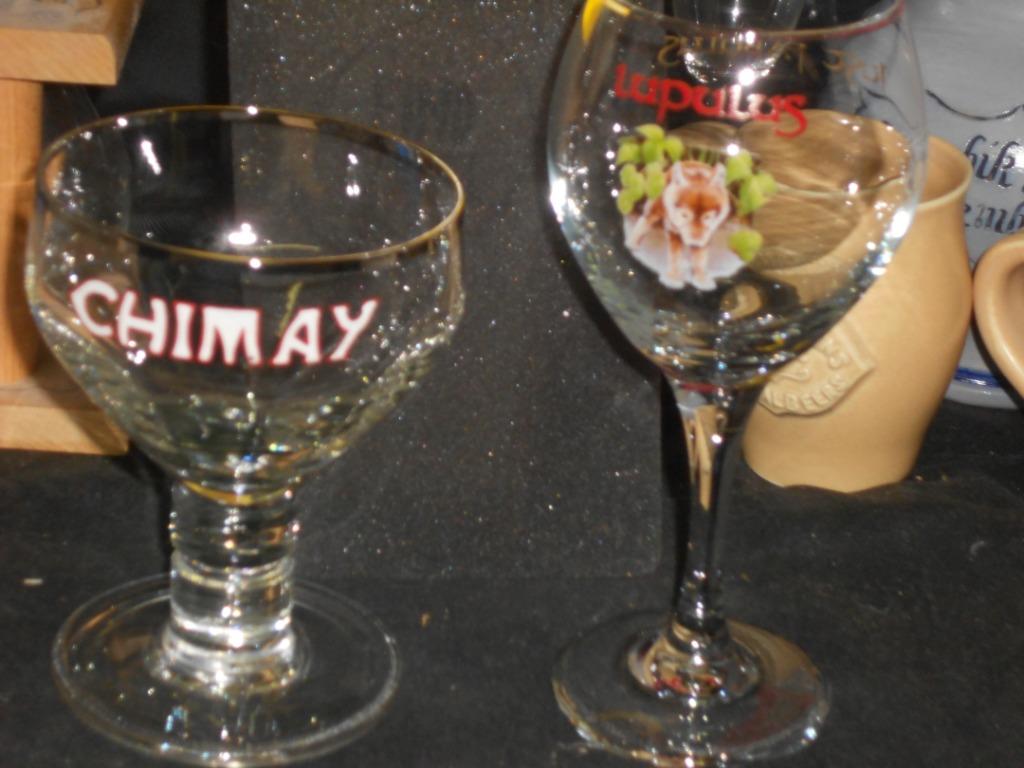 Bierglazen.Chimay.Special.Orval.Floreffe.Maredsous.Palm.D 39, Collections, Marques de bière, Comme neuf, Verre ou Verres, Palm