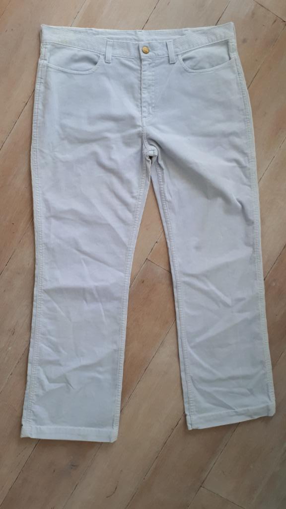 Broek CARHARTT/ ribfluweel / lichtblauw / 46, Taille 46/48 (XL) ou plus grande, Enlèvement ou Envoi, Longs, Porté