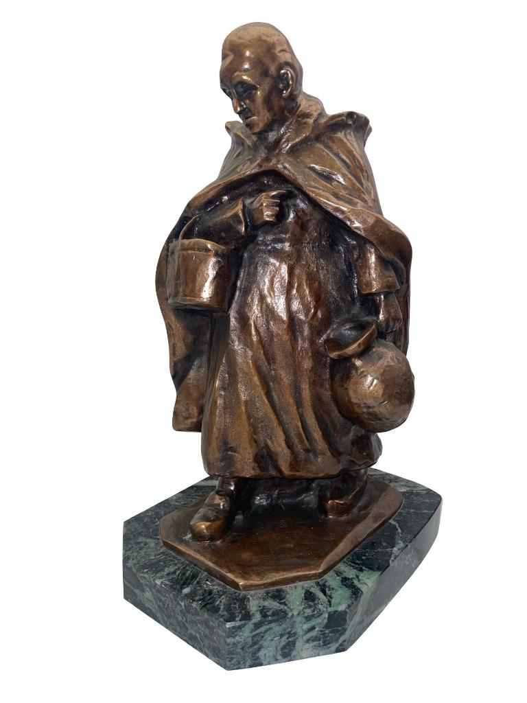 Sculpture bronze Dame Bruges par Octaaf Rotsaert XXe siècle, Antiquités & Art, Antiquités | Bronze & Cuivre, Bronze, Enlèvement