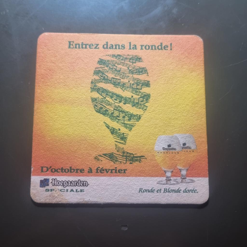 Sous Bock Hoegaarden Speciale (modèle 1), Verzamelen, Biermerken, Ophalen of Verzenden, Gebruikt, Viltje(s), Overige merken