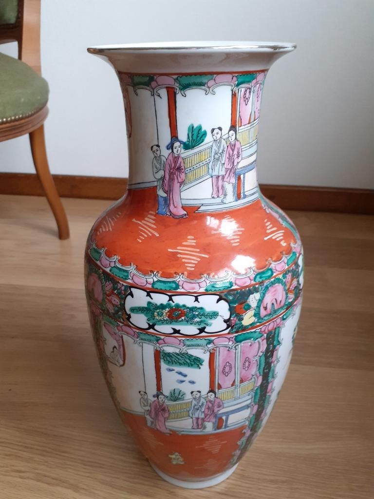 Chinese vaas, Ophalen