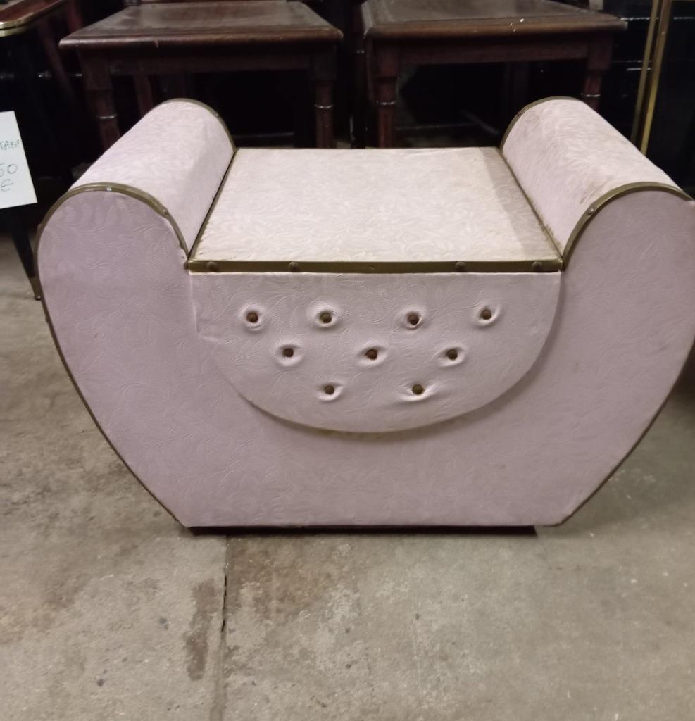 Vintage kledijtrommel, Ophalen