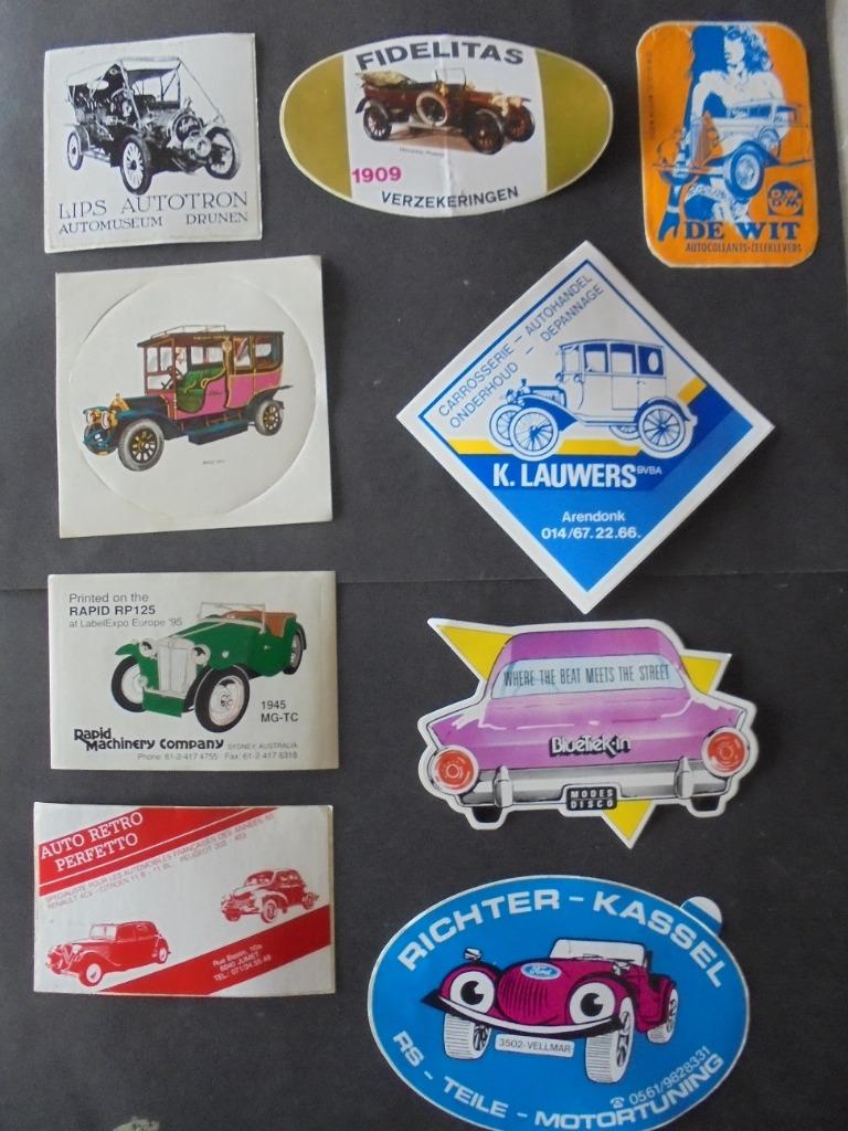 décalcomanies voitures anciennes, Enlèvement ou Envoi, Neuf, Voiture ou Moto