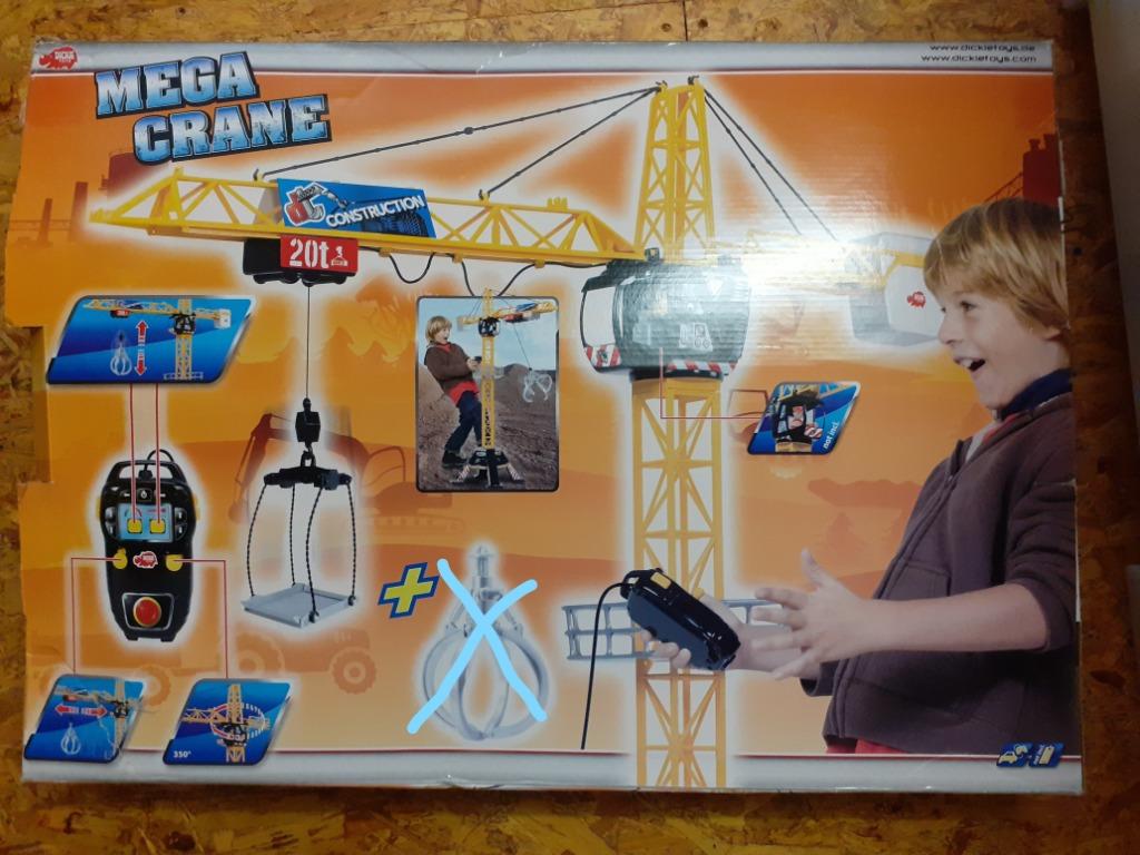Dickie Toys megakraan, Ophalen, Gebruikt, Afstandsbediening