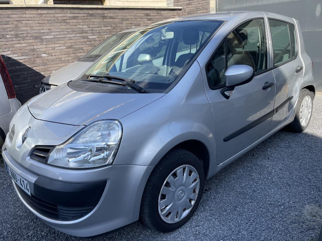 RENAULT MODUS 1.2 ESS 2008 95 000 KM ACCID Tourne et roule, Autos, Renault, Argent ou Gris, Entreprise, Boîte manuelle, 5 portes