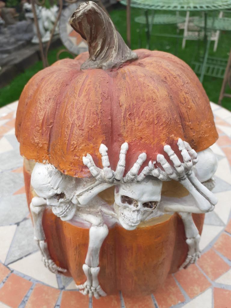 Magnifique citrouille d'halloween en polyrésine, Enlèvement ou Envoi, Neuf