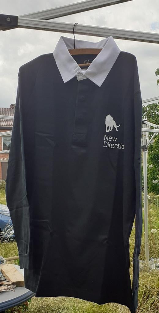 Polo homme M noir col blanc neuf et emballé, Enlèvement ou Envoi, Neuf, Blanc