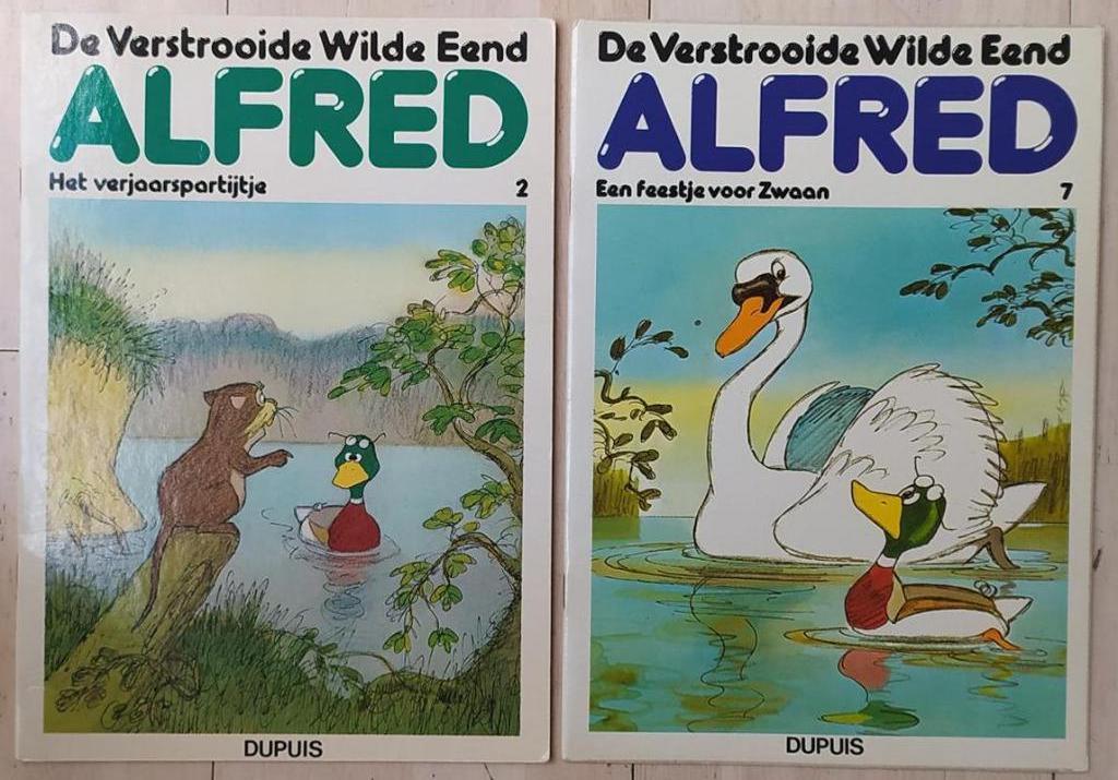 boekjes Alfred (De verstrooide wilde eend), Enlèvement