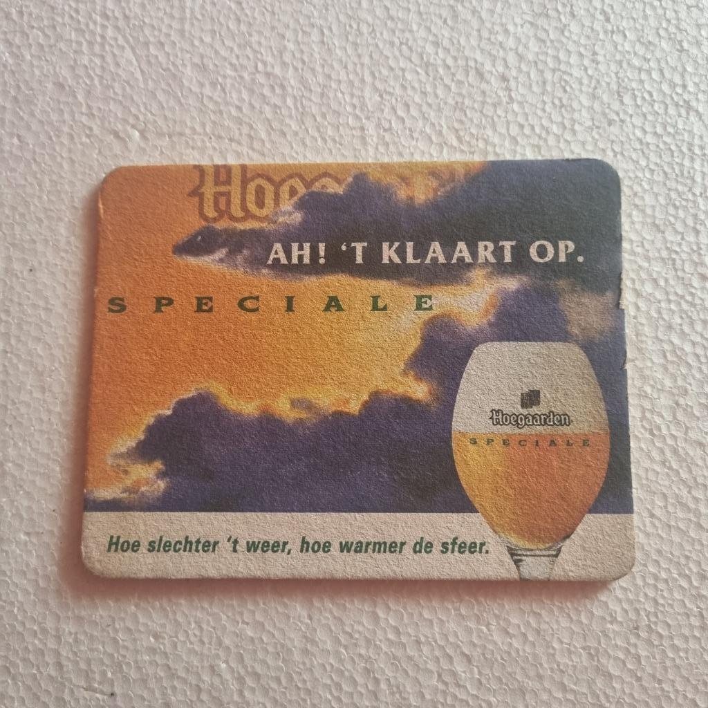Sous Bock Hoegaarden Speciale (modèle 7), Verzamelen, Biermerken, Ophalen of Verzenden, Gebruikt, Viltje(s), Overige merken