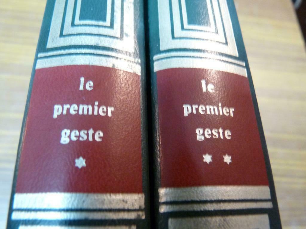 Livre "Le premier geste" tome 1 & 2-Editions Erasme 1978, Enlèvement ou Envoi, Comme neuf, Atlas